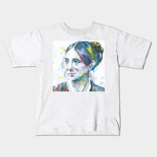 DOROTHEA DIX watercolor portrait Kids T-Shirt